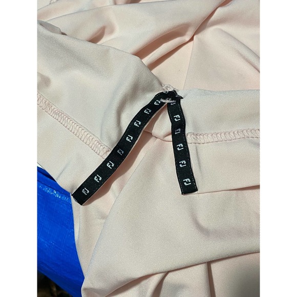 Foot Joy Polo Mens Size Large Prodry Lisle light pink Governors Club Tennessee - Picture 7 of 12